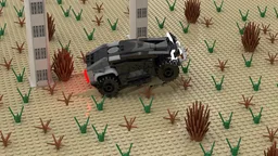 Futuristic Dune buggy