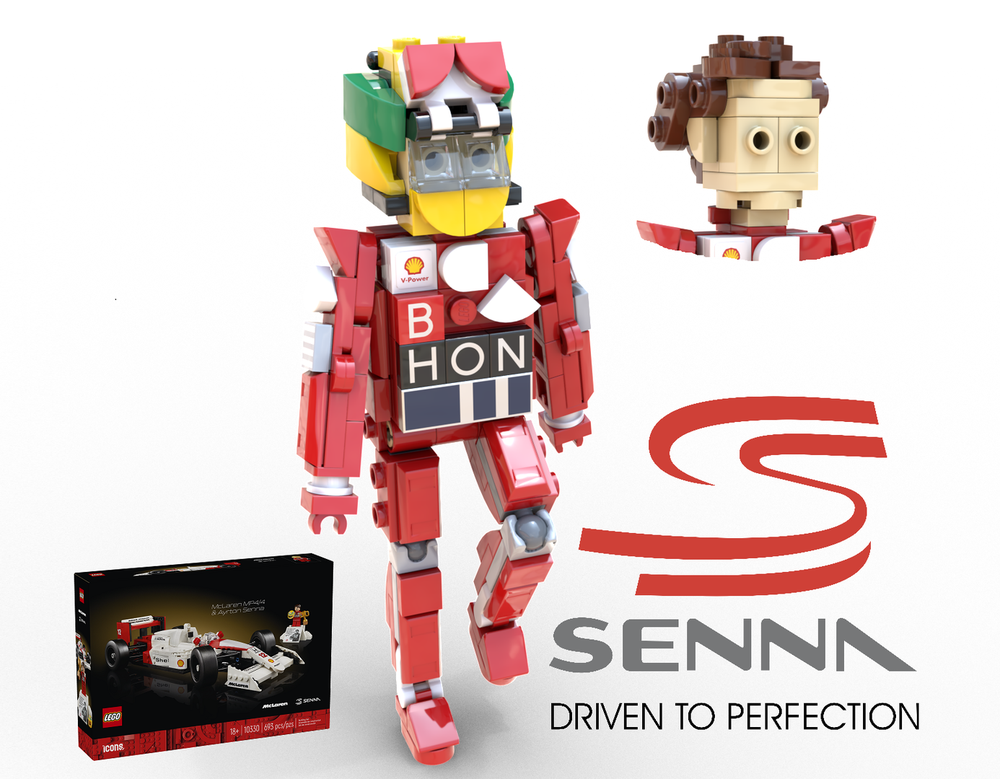 Lego Ayrton Senna for McLaren MP4/4 10330-1 Honda