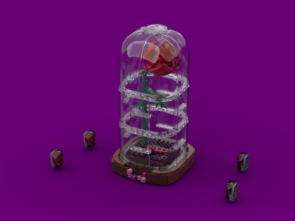 Lego Enchanted Rose Light