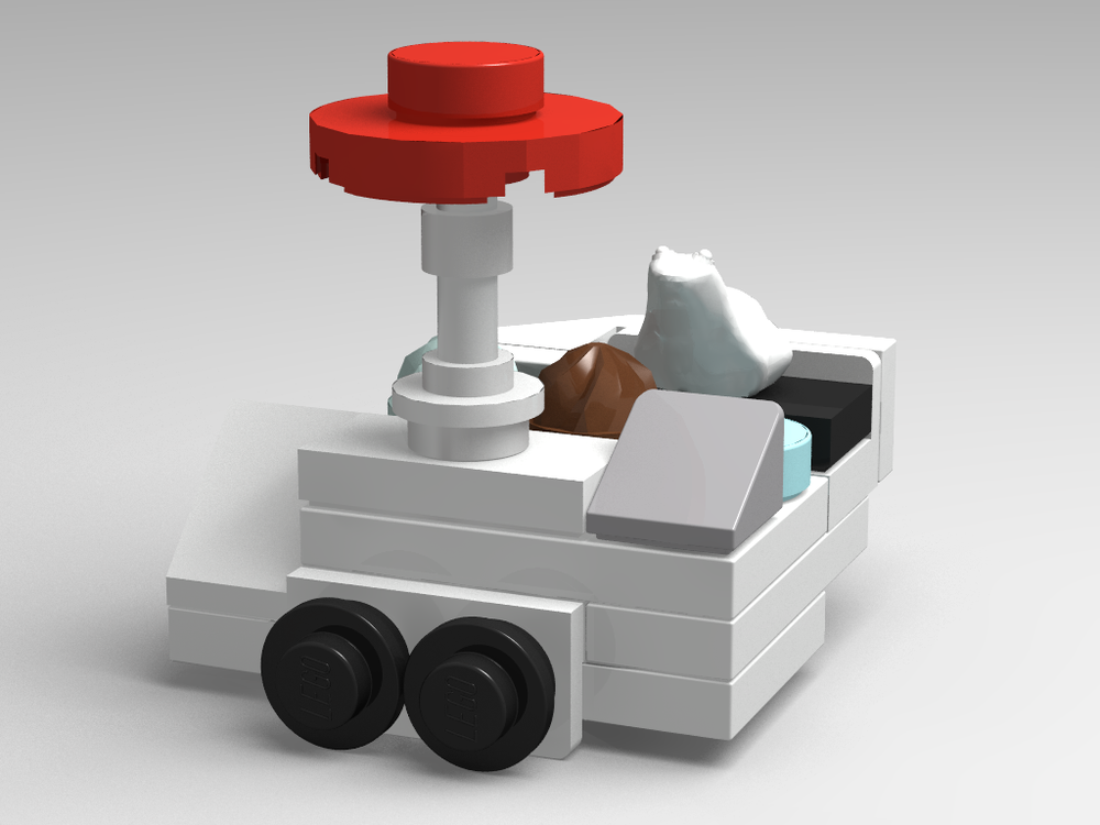 Lego Mobile Ice Cream Stand for Frogs!