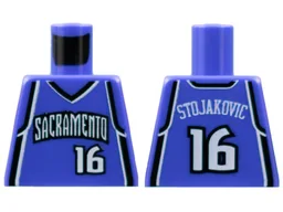 Torso NBA Sacramento Kings #16 Stojakovic Pattern / Violet