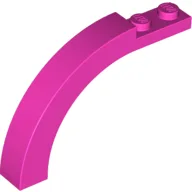 Brick Arch 1 x 6 x 3 1/3 Curved Top / Dark Pink