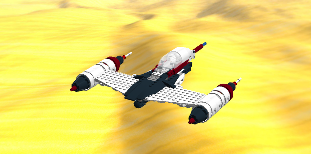 Lego 75004 alternate Naboo Starfighter