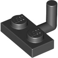 Lego Plate Special 1 x 2 with Bar Up [Horizontal Arm 6mm] / Black