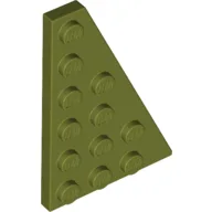 Wedge Plate 6 x 4 Right / Olive Green