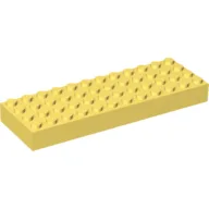 Brick 4 x 12 / Bright Light Yellow