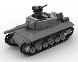 LEGO ww2 M10 Wolverine 1:45 scale (minifig scale)