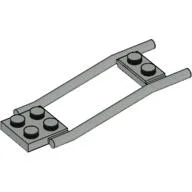 Animal / Creature Accessory, Horse Hitching, 1 x 2 Plate and 2 x 2 Plate [Studded] / Light Gray