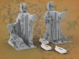 LEGO The Argonath- The Pillars of the Kings custom MOC