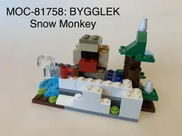 BYGGLEK Snow Monkey
