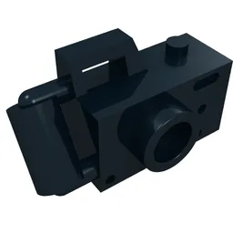 Equipment Camera Handheld with Right-Aligned Viewfinder / Black