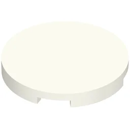 Tile Round 3 x 3 / White