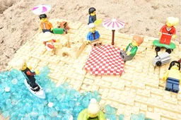 The beach