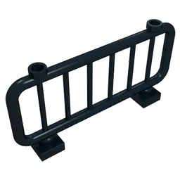Fence / Bar 1 x 8 x 3 / Black
