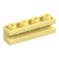 Lego Brick Special 1 x 4 with Groove / Bright Light Yellow