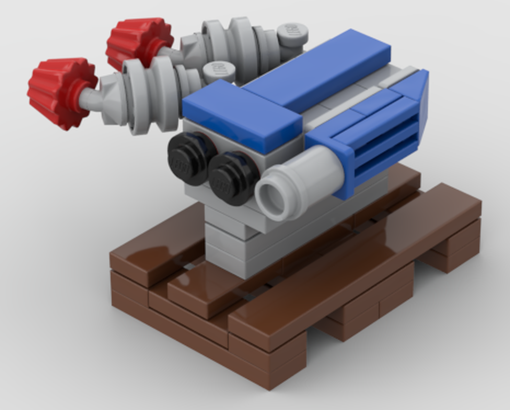 Lego 2jz GTE Twin Turbo with Crate
