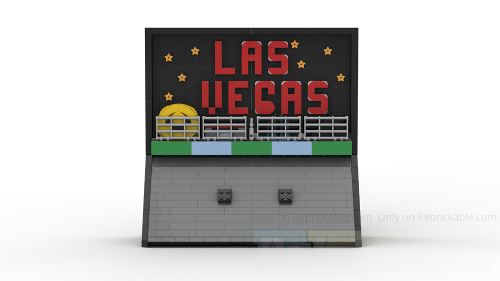 Lego F1 Wall Display (Las Vegas)