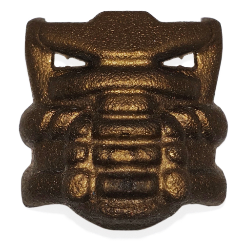 Lego Large Figure Mask Krana Xa / Flat Dark Gold