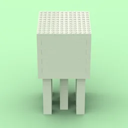 Computer Game Style Ghast