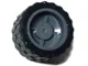 Wheel 18mm D. x 14mm with Black Tire 24 x 14 Shallow Tread (30285 / 30648) / Dark Bluish Gray