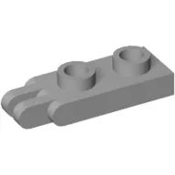 Hinge Plate 1 x 2 with 2 Fingers and Hollow Studs / Light Bluish Gray