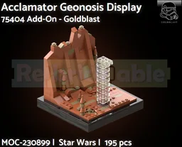75404 Acclamator Geonosis Display