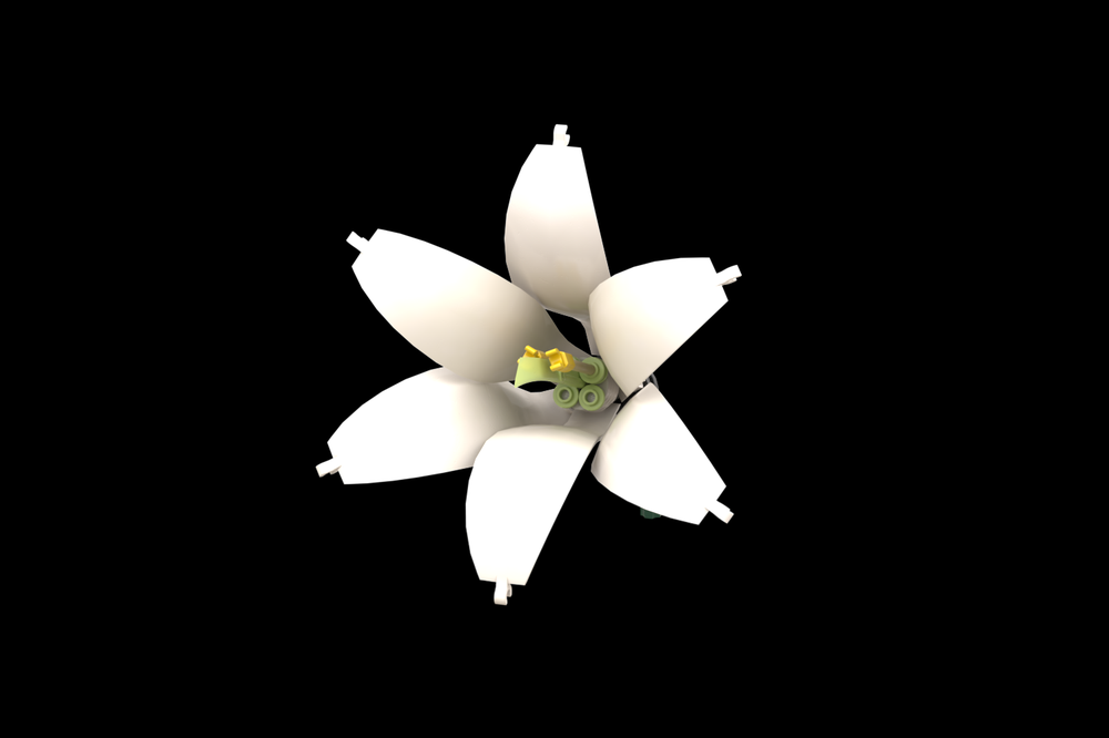 Lego a01 Easter Lily - Ultimate Flower Collection