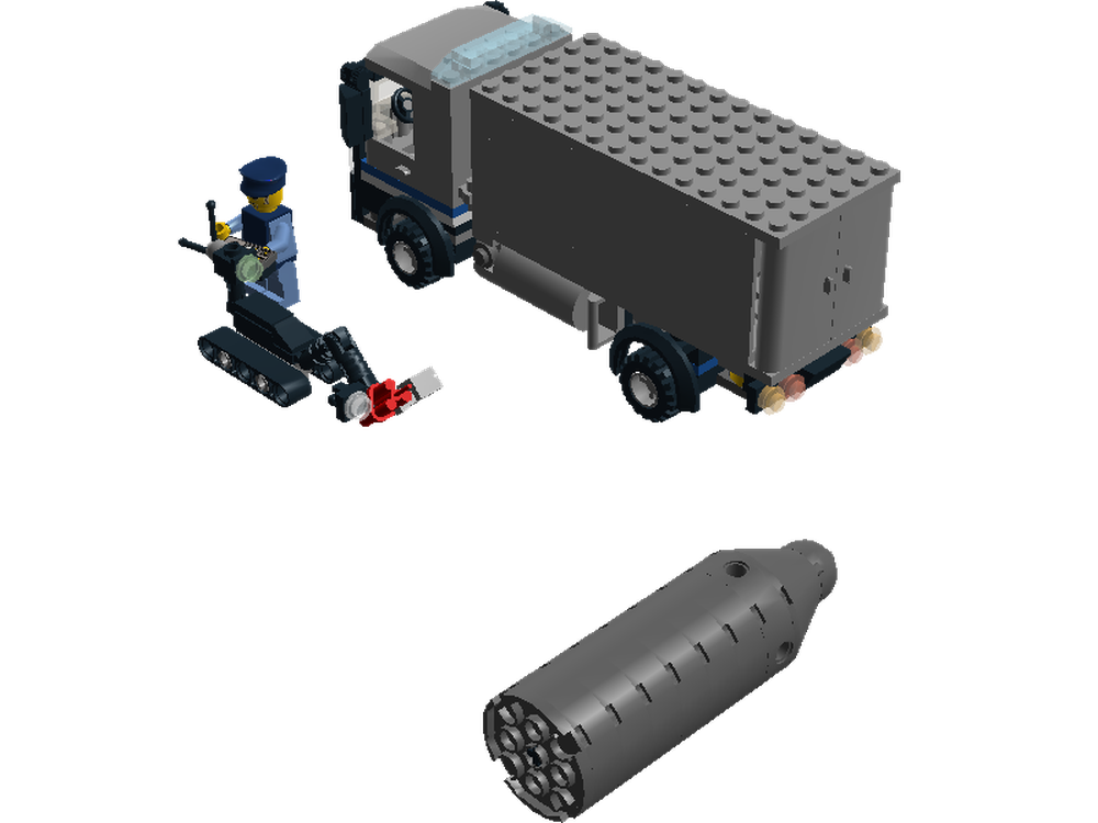 Lego EOD Truck