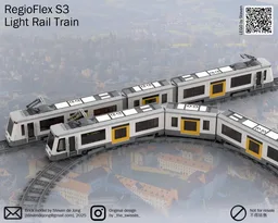 RegioFlex S3 Light Rail Train (City / Minifig Scale)
