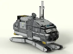 Futuristic Armoured Generator Transport