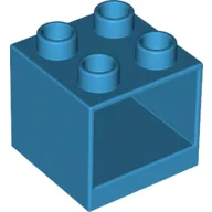 Duplo Cabinet 2 x 2 x 1.5 / Dark Azure