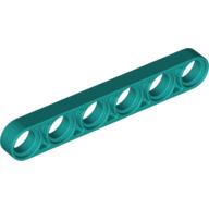 Lego Technic Beam 1 x 6 Thin / Dark Turquoise