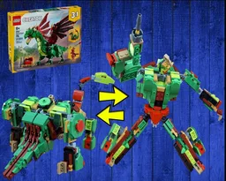 Dinobot Sludge / Transformer brontosaurus using set 31161