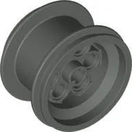 Wheel 49.6 x 28 VR (36.8 x 26) with Axle Hole / Dark Gray