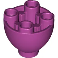 Brick Round 2 x 2 x 1 1/3 Inverted / Magenta
