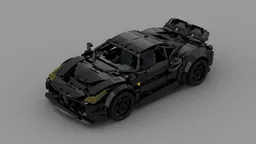 Ferrari 488 Pista Liberty Walk (Black color)