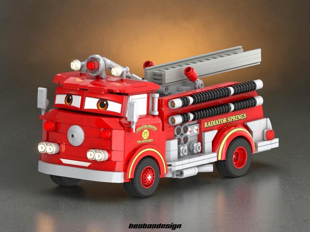 Lego Red (Fire Truck) from Cars