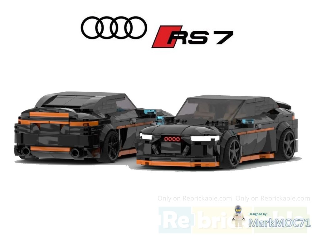 Lego AUDI RS-7 Full Black