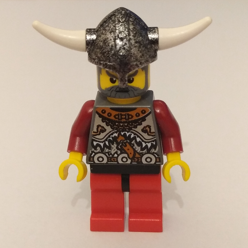 Lego Viking Red Chess Bishop