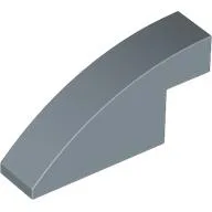 Brick Curved 1 x 4 x 1 2/3 No Studs / Sand Blue