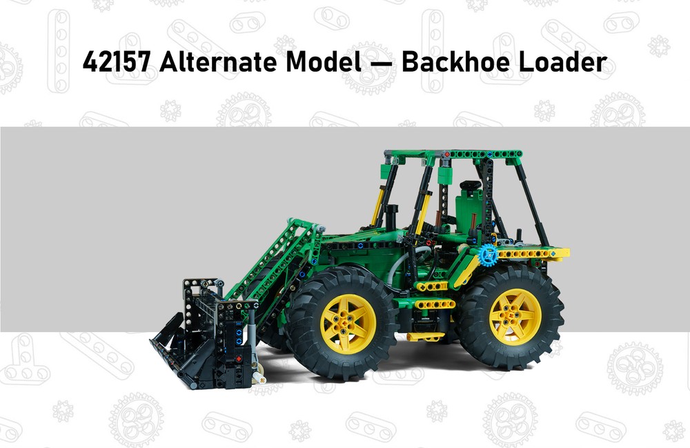 Lego 42157 B Model - Backhoe Loader