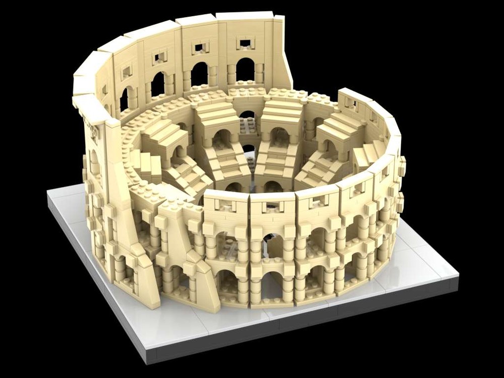 Lego Colosseum in Rome, Italy