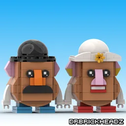 Mr. Potato Head + Mrs. Potato Head (Toy Story) Brickheadz