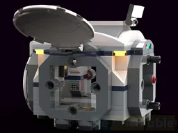 Lunar Research Base Connector Module Space Expansion