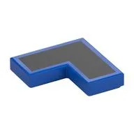 Tile 2 x 2 Corner with Black Surface Print
