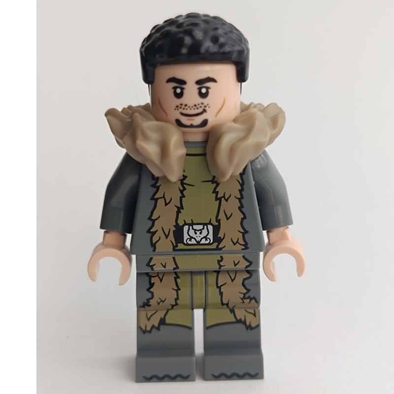 Lego Viktor Krum, Dark Bluish Gray Outfit, Hair