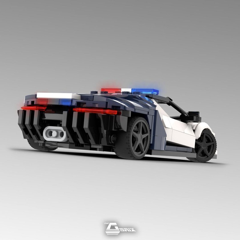 Lego Lamborghini Centenario - Police Enforcer - 8stud wide
