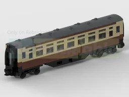 4-Wide BR MK1 Corridor Carriage In Chocolate & Cream Livery