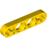 Technic Beam 1 x 4 Thin / Yellow