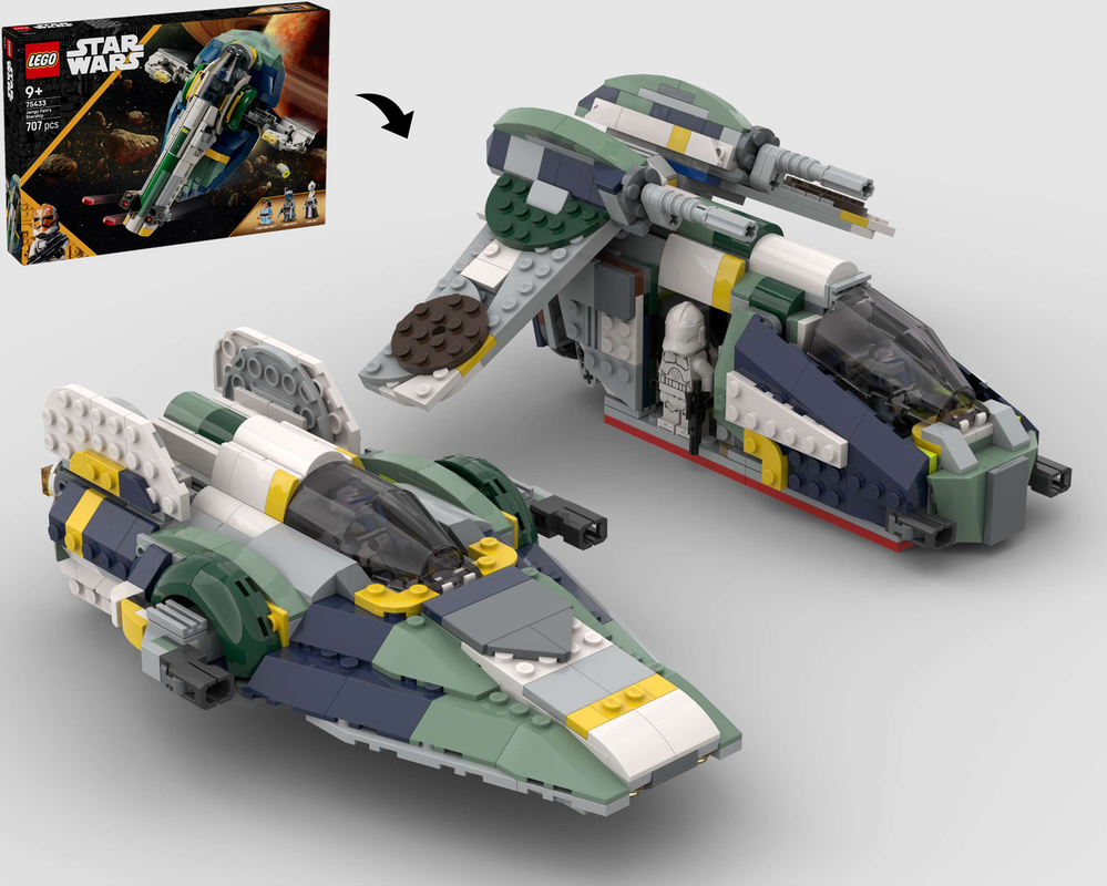 Lego 2-in-1 Alternate Builds Bundle - 75433 Jango's Starship